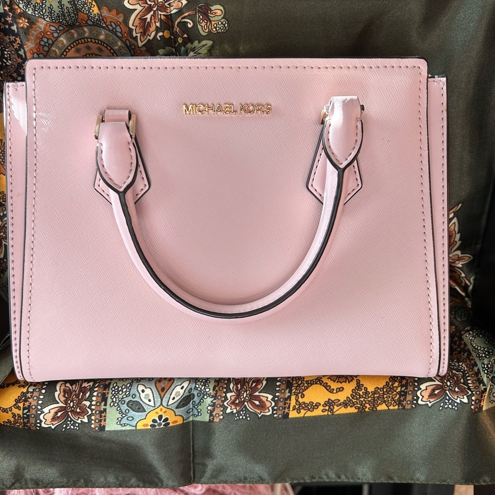 Michael Kors Light Pink Satchel Bag